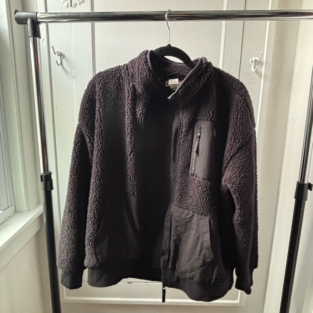Women's Reebok Black Sherpa Jacket